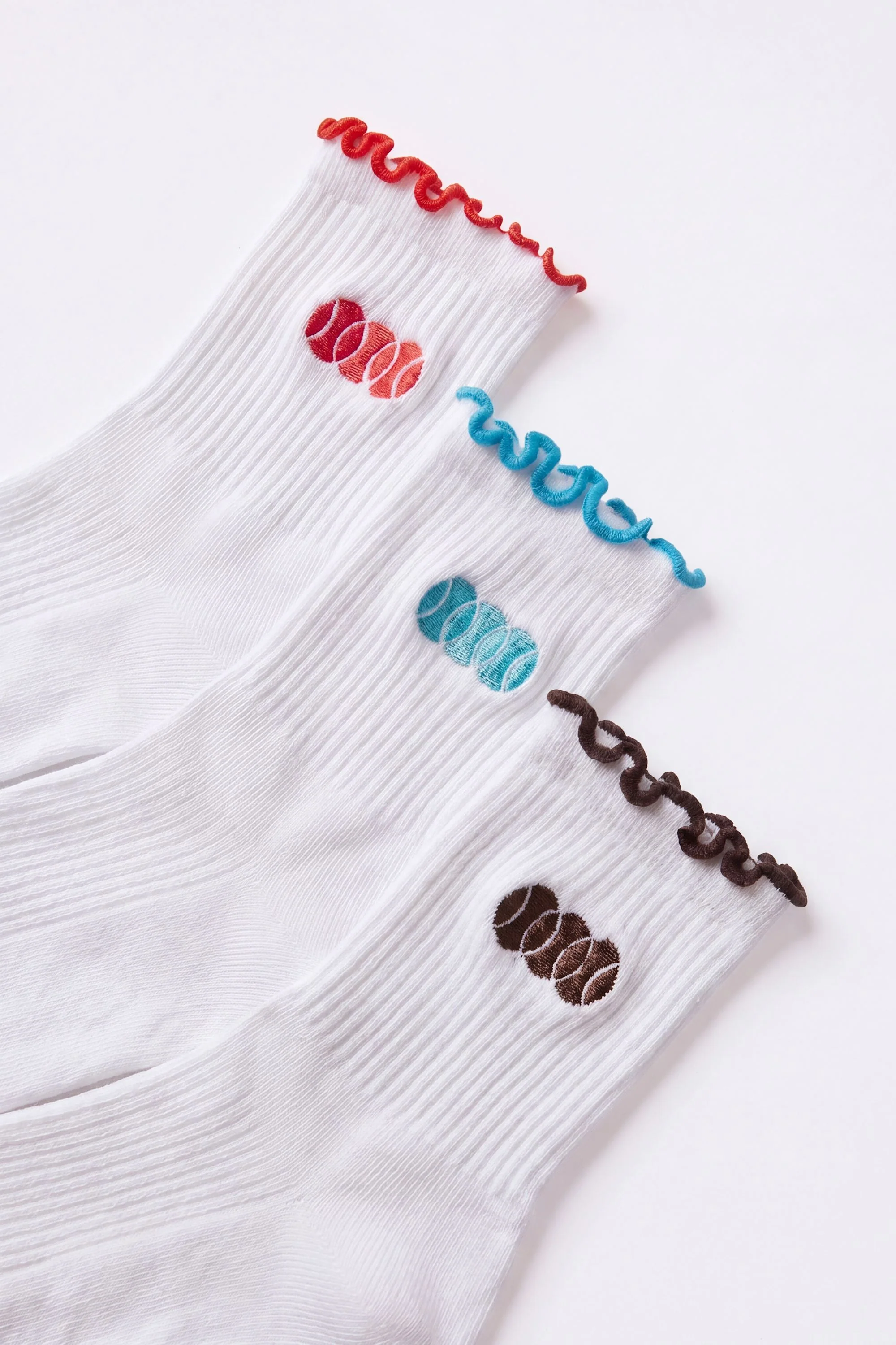 3-Pack Socks Bundle in White Multi - Image 2