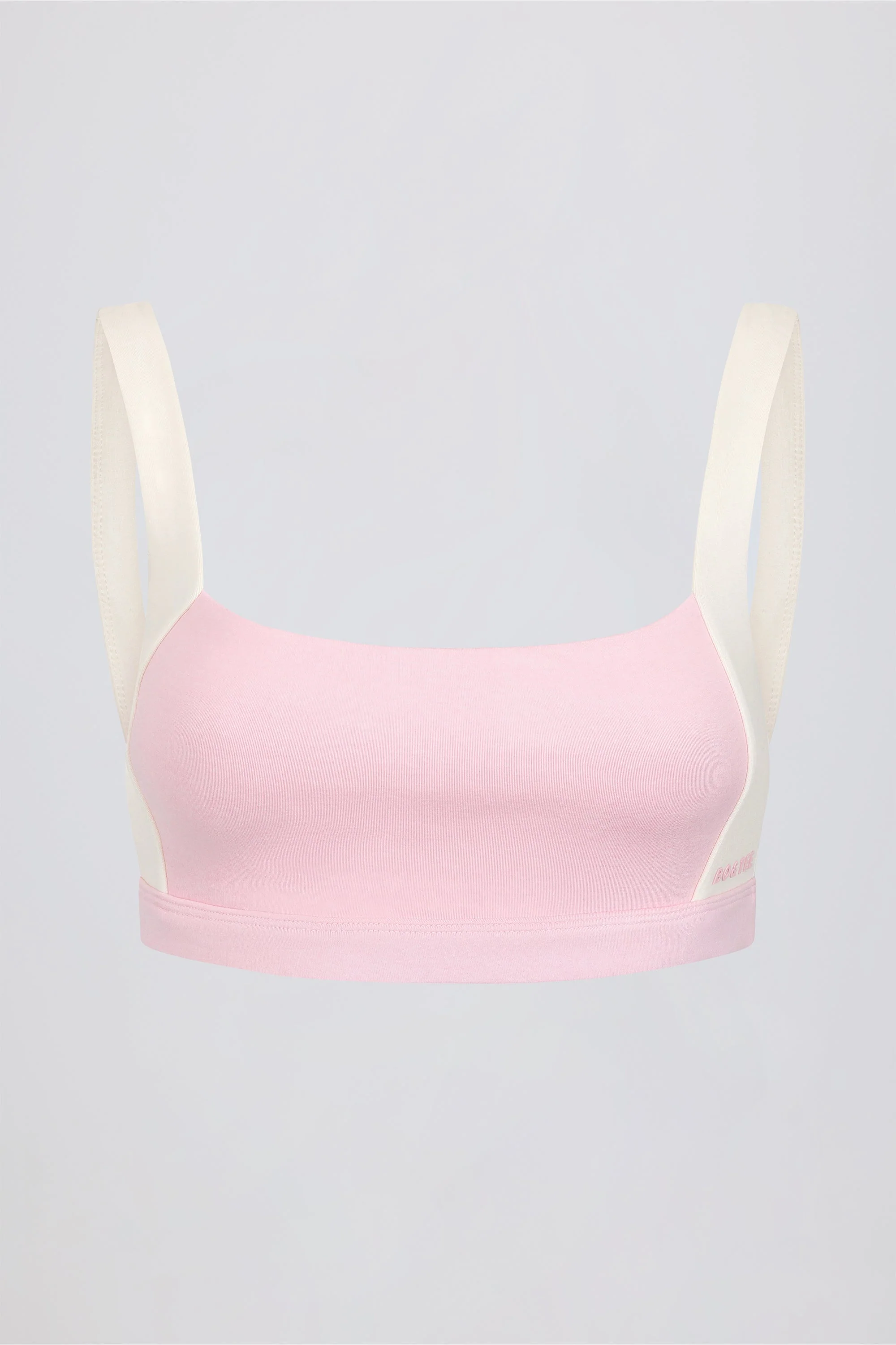 Contrast Sports Bra in Bloom - Image 5