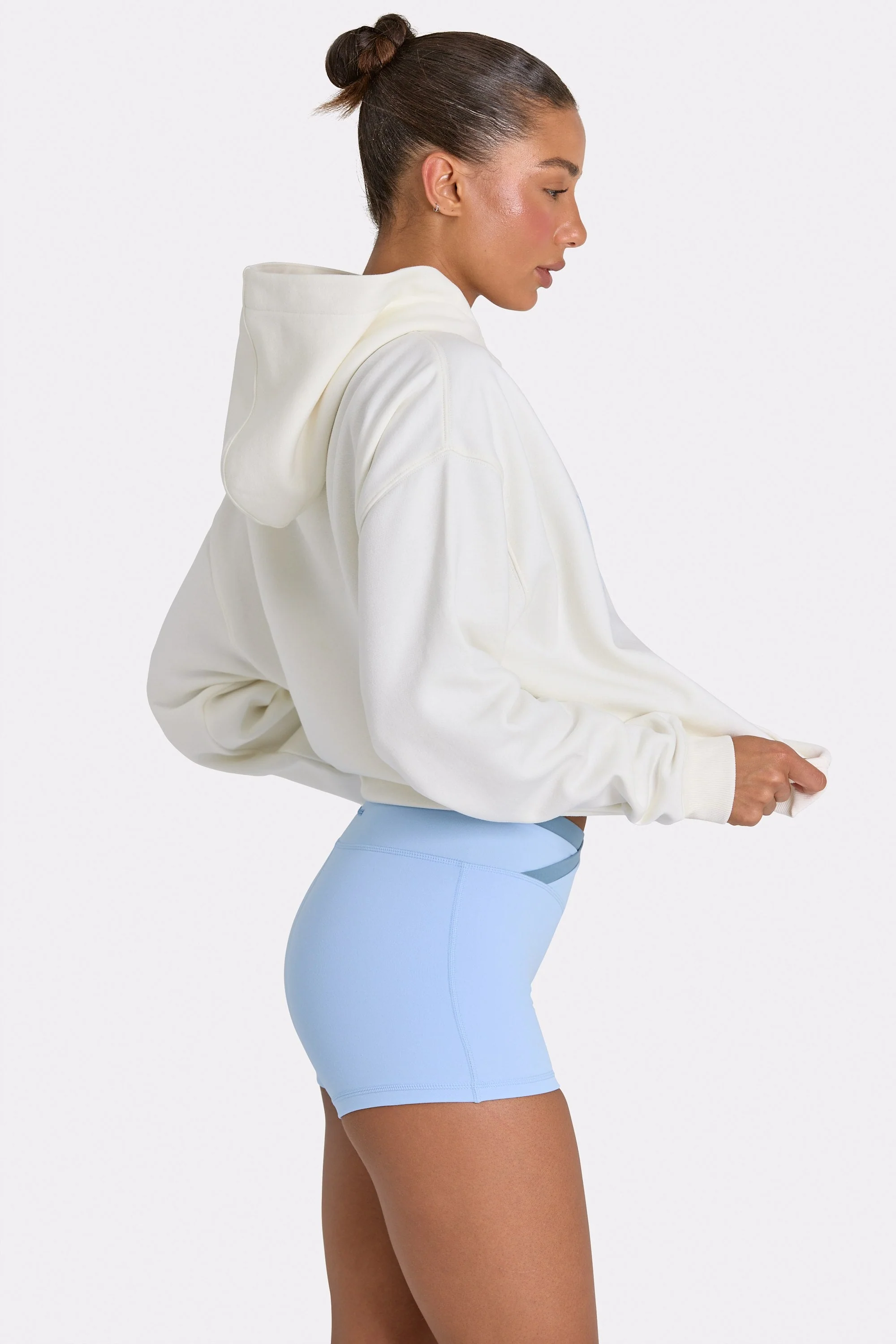 Oversized Applique Hoodie in Coconut - Image 4