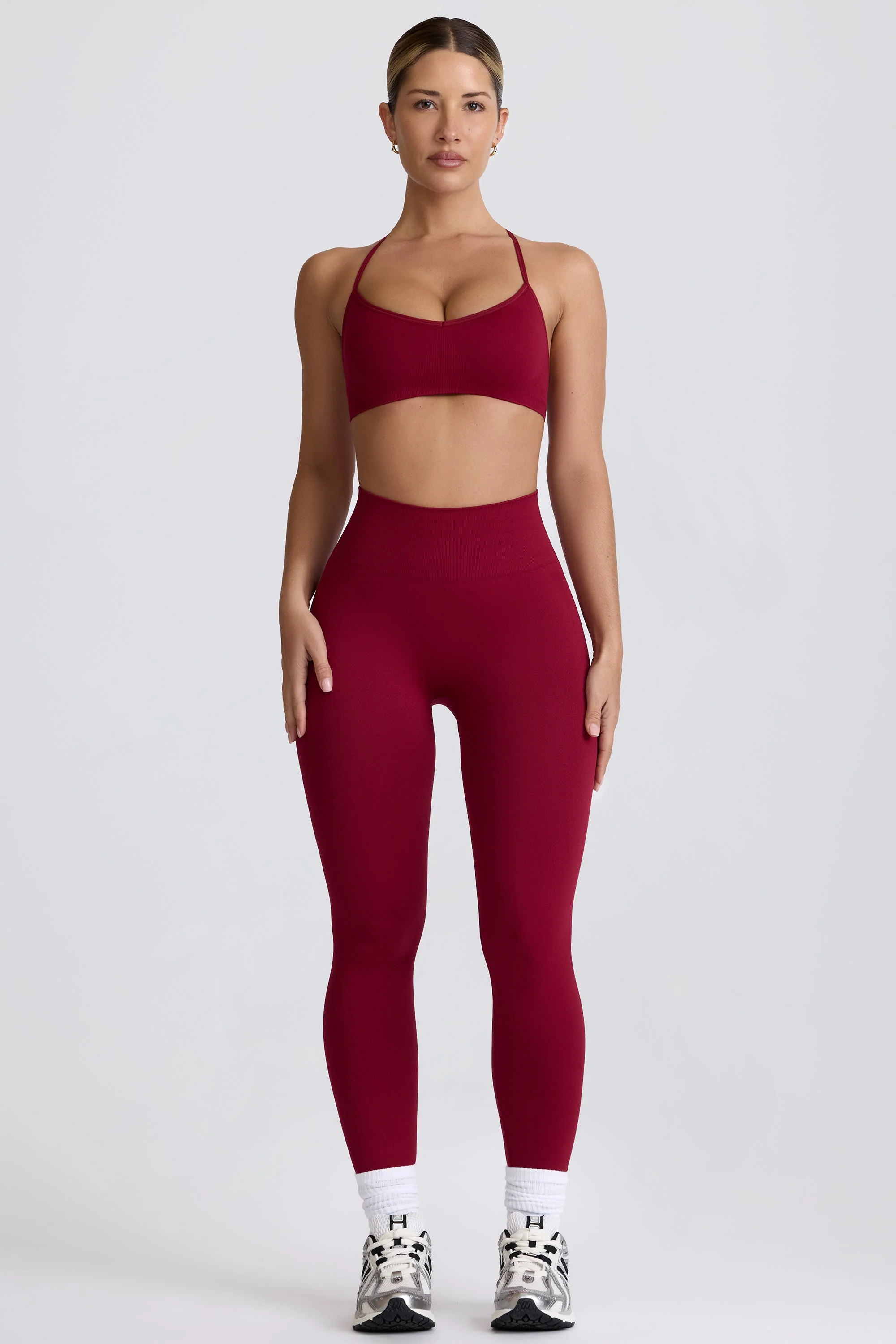 Super Sculpt Seamless Leggings in Cherry - Image 7