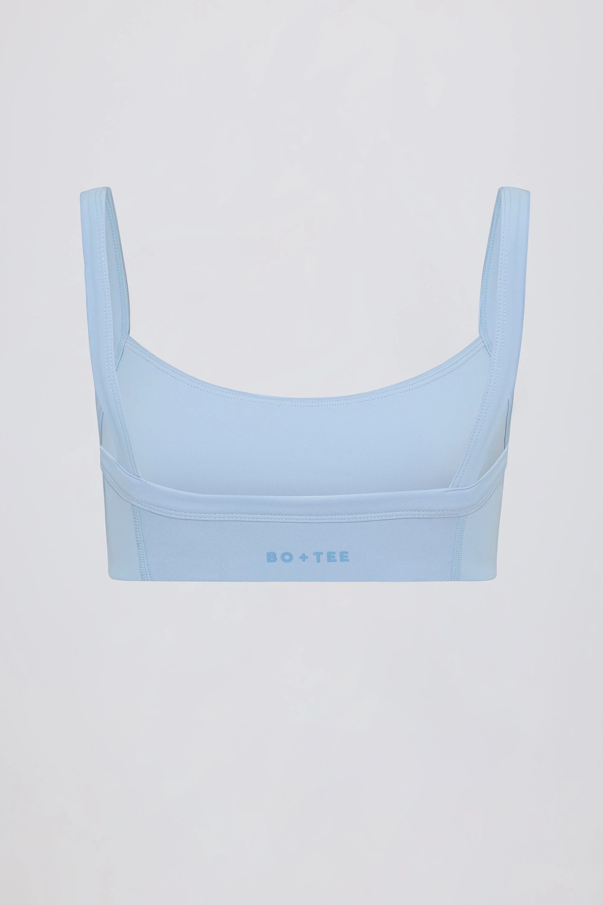 Soft Active Seam-Detail Sports Bra in Sky - Image 5