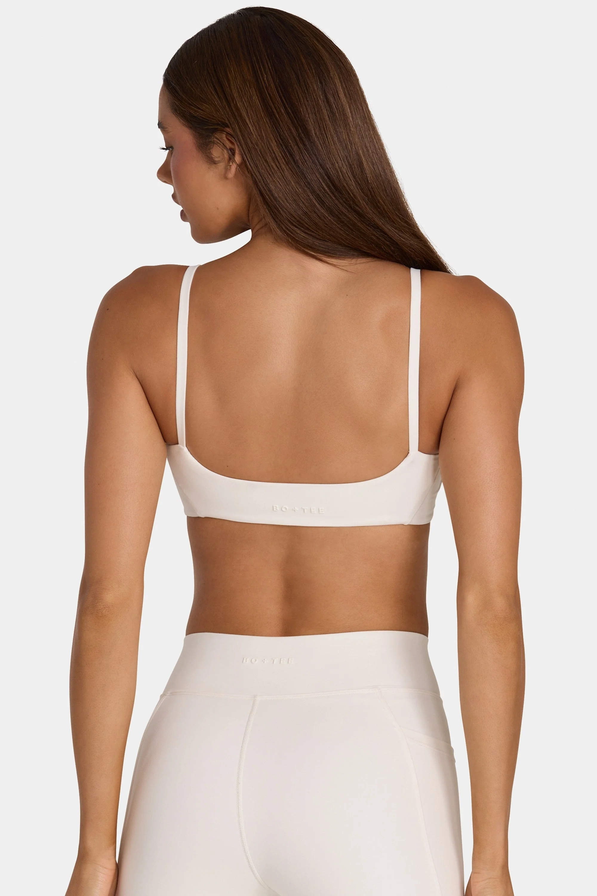 Soft Active Low-Impact Sports Bra in Coconut - Image 2