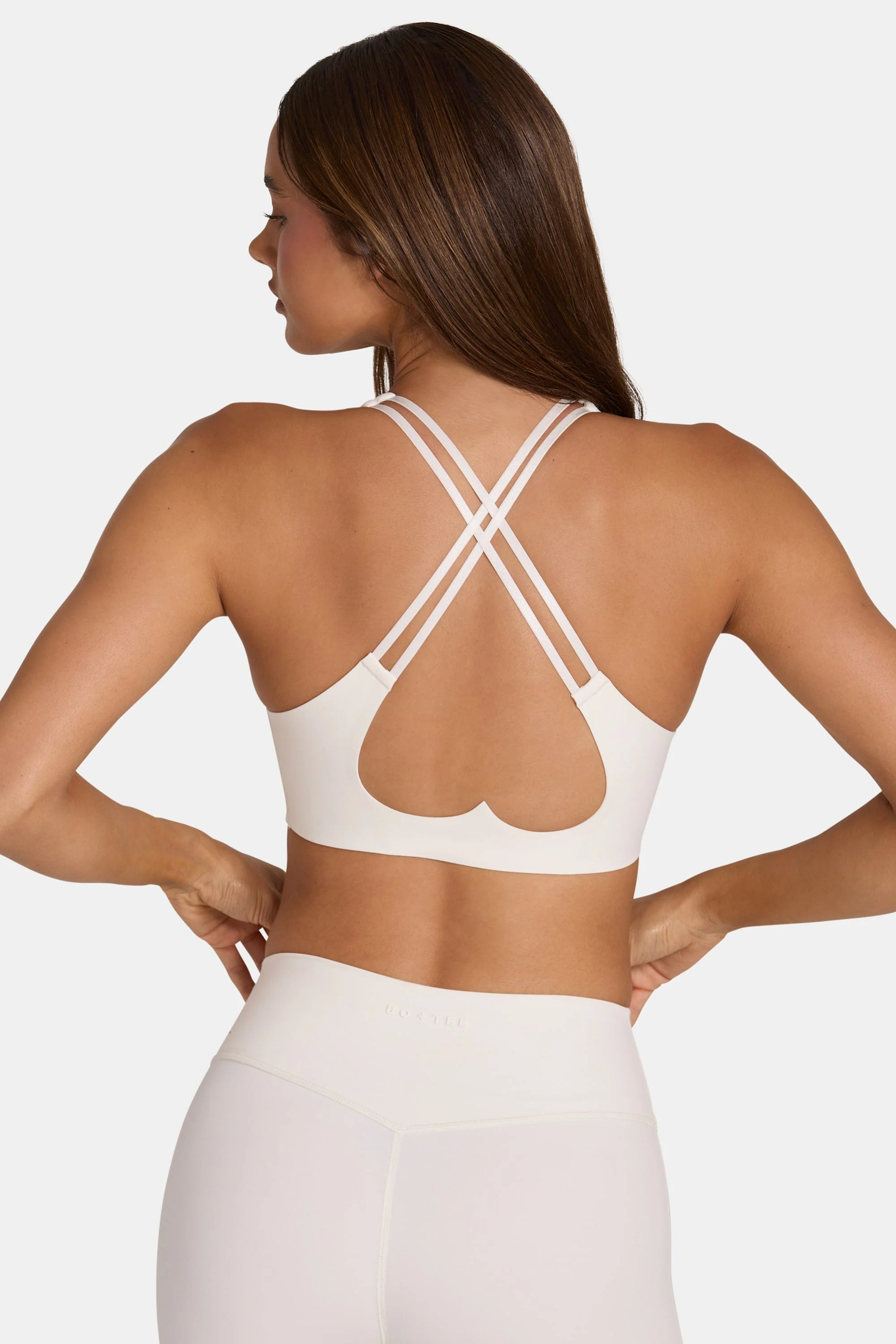 Soft Active Low-Impact Sports Bra in Coconut - Image 4