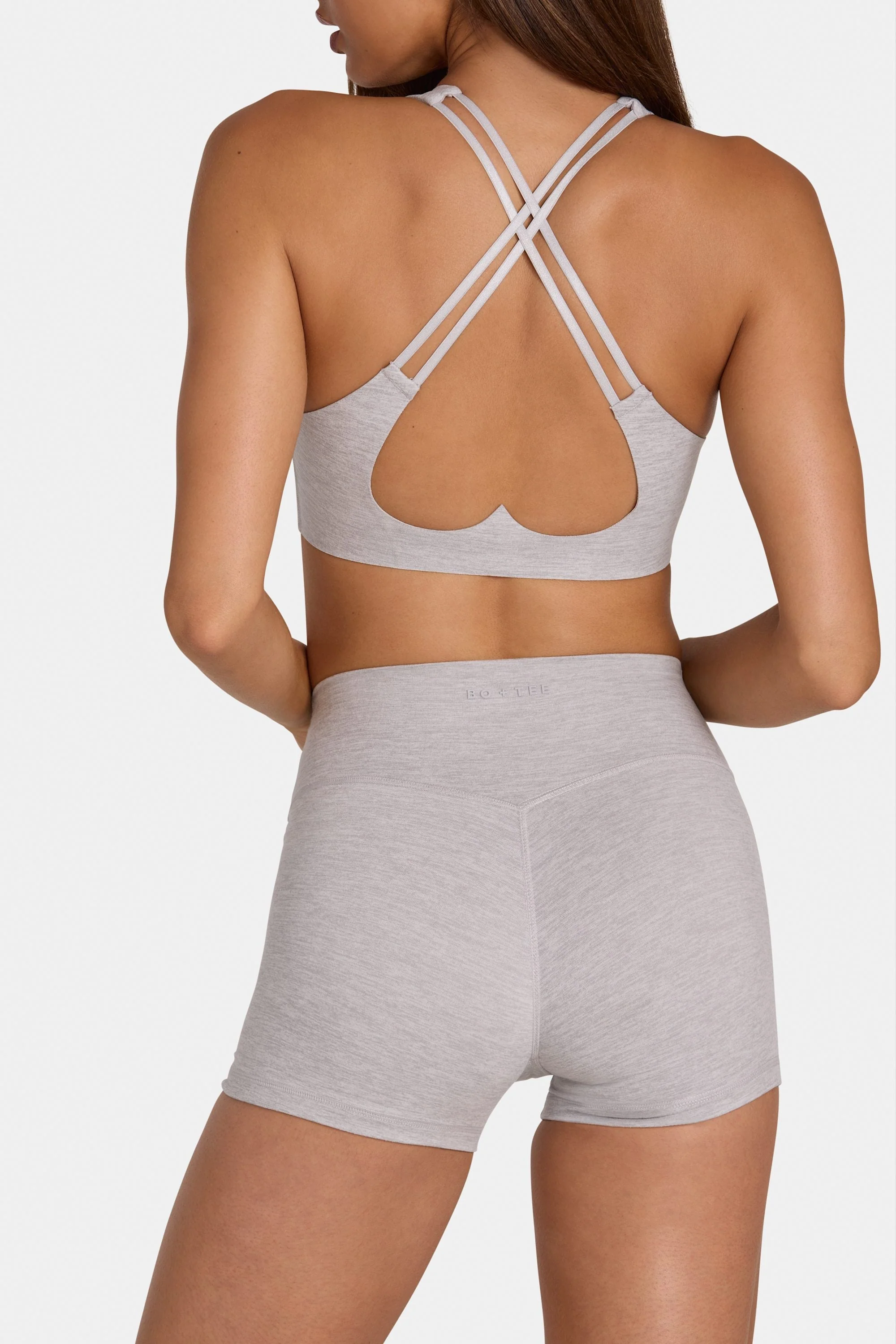 Soft Active Low-Impact Sports Bra in Grey - Image 4