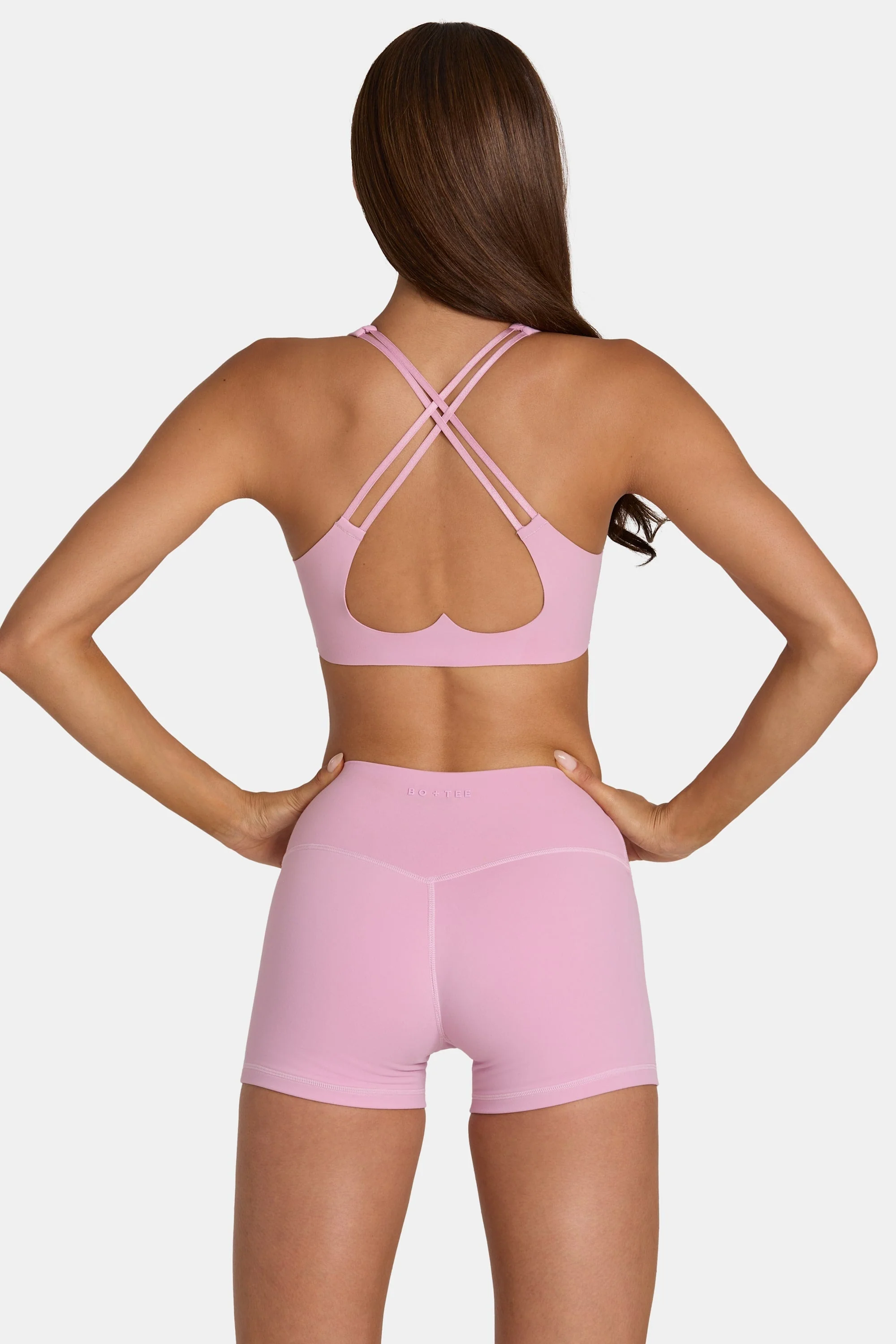 Soft Active Low-Impact Sports Bra in Sweet Pink - Image 3