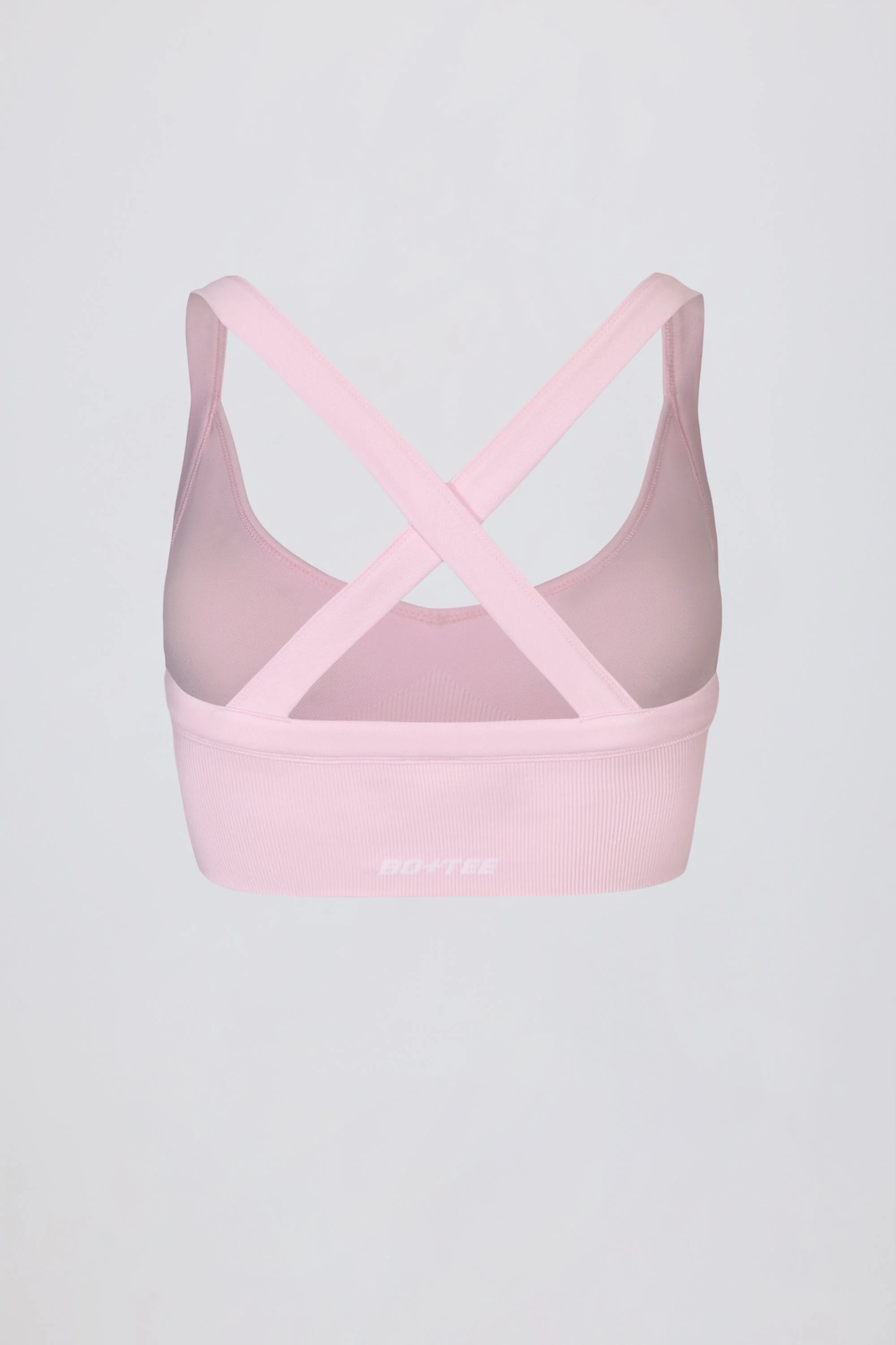 Super Sculpt Seamless Crossback Sports Bra in Soft Pink - Image 4