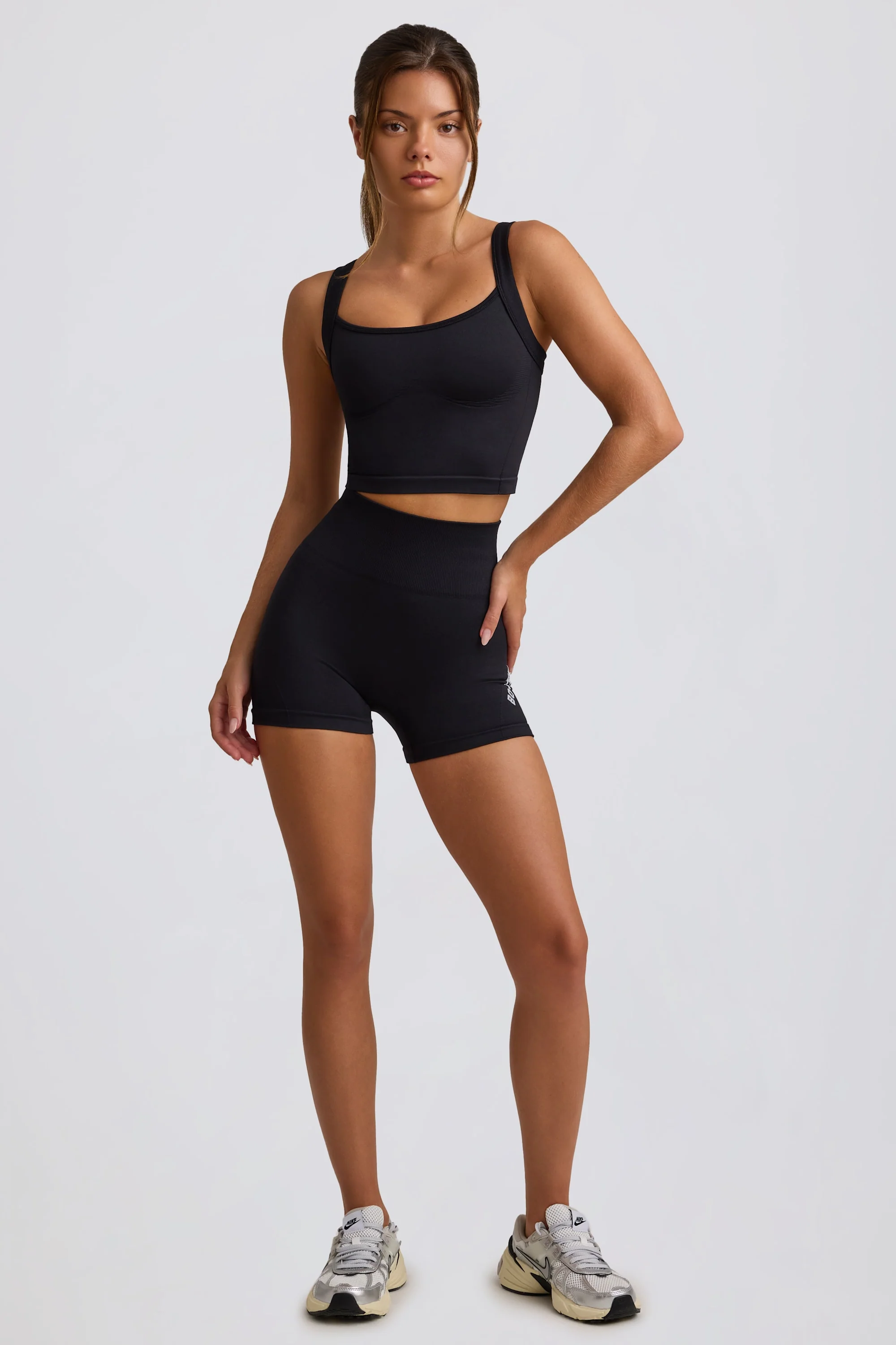Super Sculpt Seamless Longline Camisole Top in Black - Image 10